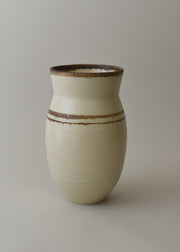 Deco Series Vase in Bronze Stripe - Victoria Morris
